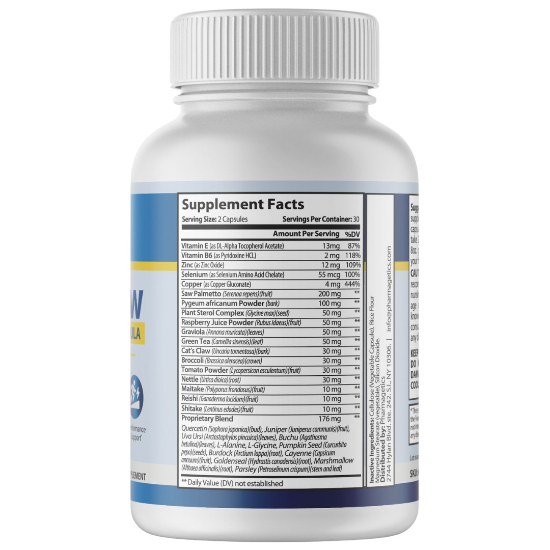 Actiflow – Total Prostate Formula, Prostate Supplement – 4 Bottles