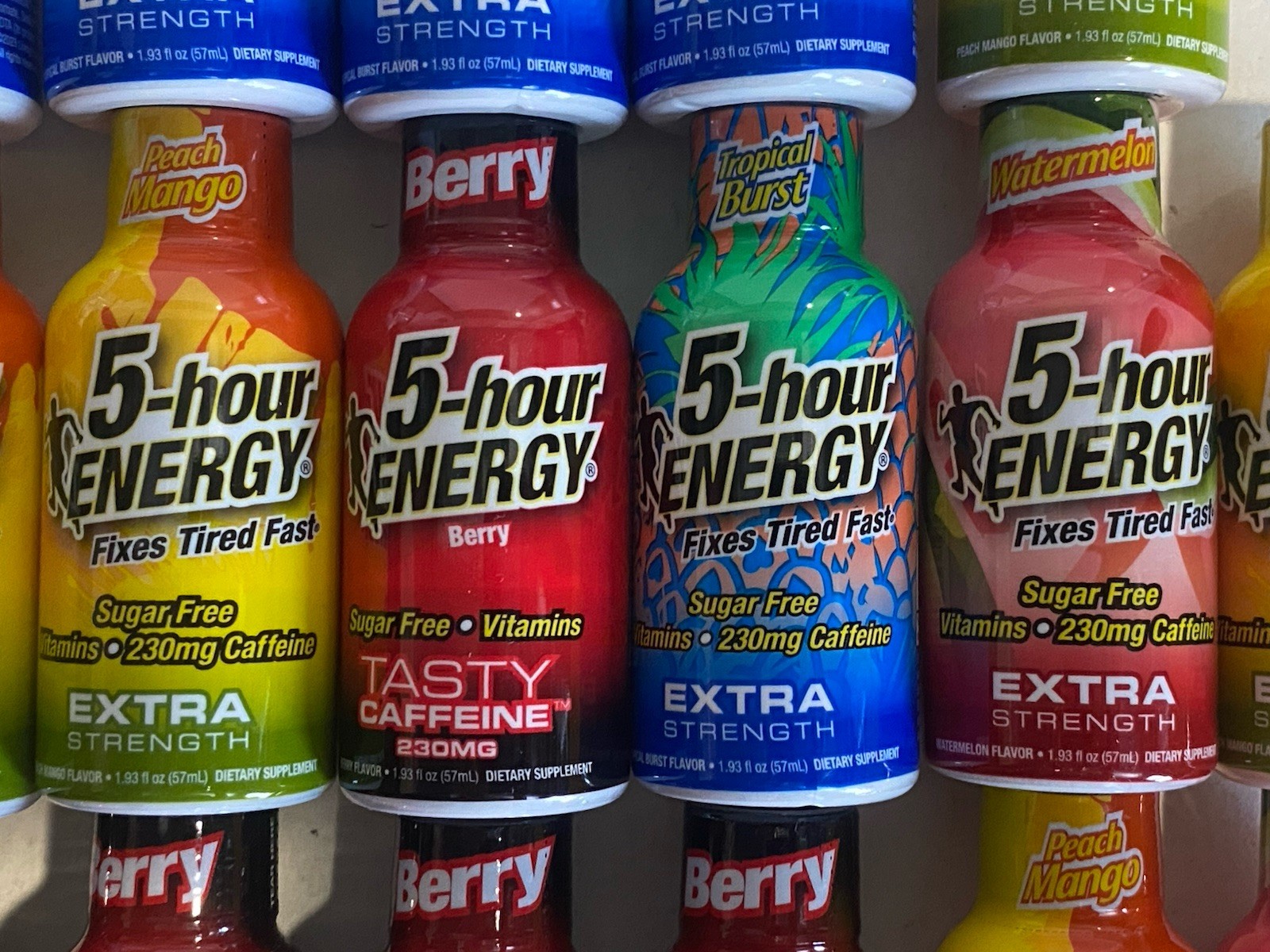 20x 5-hour Energy Extra Strength, Variety, Energy Shot, 1.93oz. Bulk, 4 Flavors