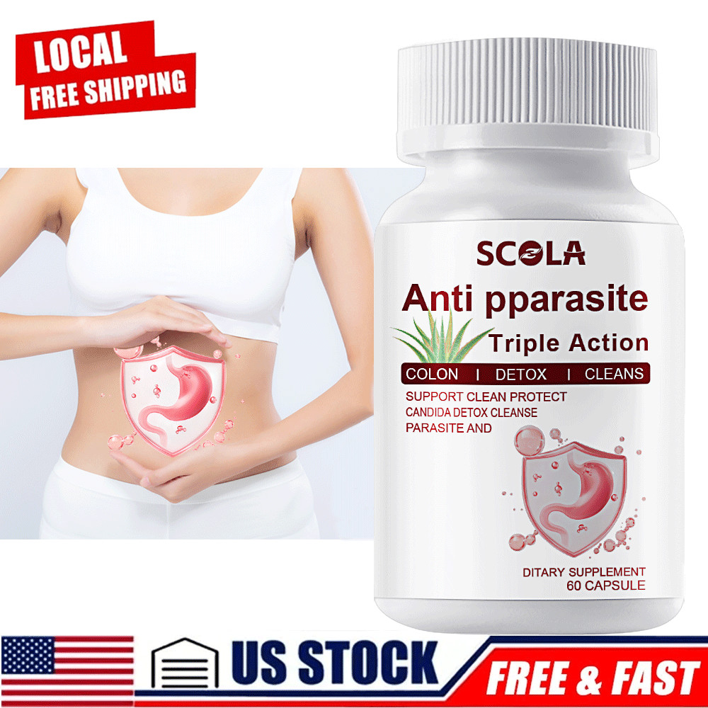 Antifungal Tablet Cleanse Anti Parasite Complex 850mg Eliminate Parasites