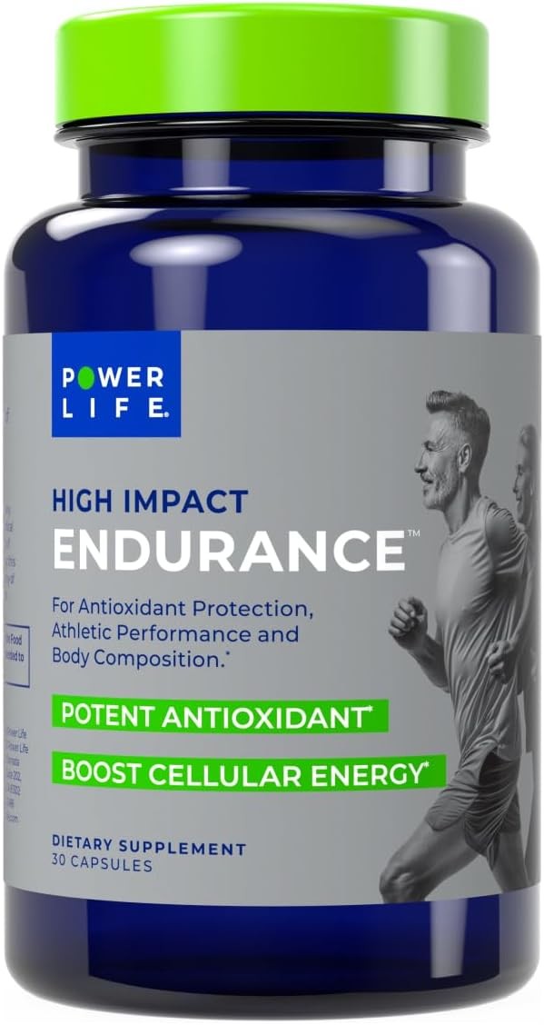 POWERLIFE High Impact Endurance Astaxanthin and ElevATP Athletic Performance Sup