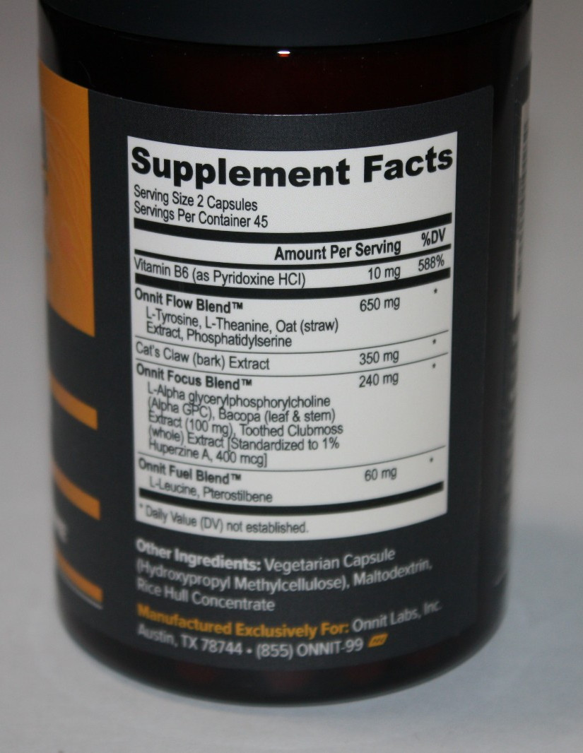Onnit – Alpha Brain – Memory ● Focus ● Reaction Time – 90 Capsules Exp 02/27 NEW