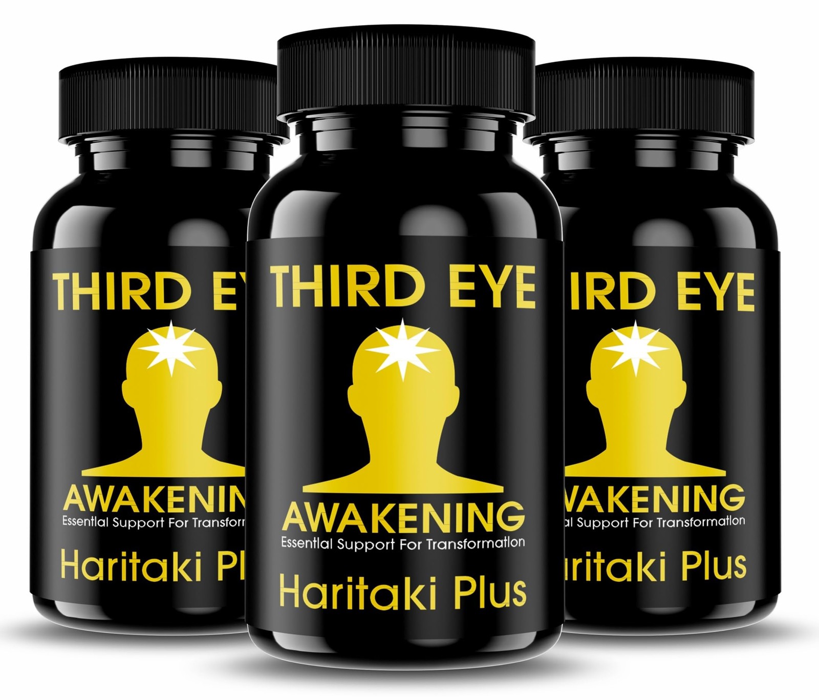 Organic Haritaki Capsules – 650 mg Third Eye Awakening – 100% Vegan Ayurvedic