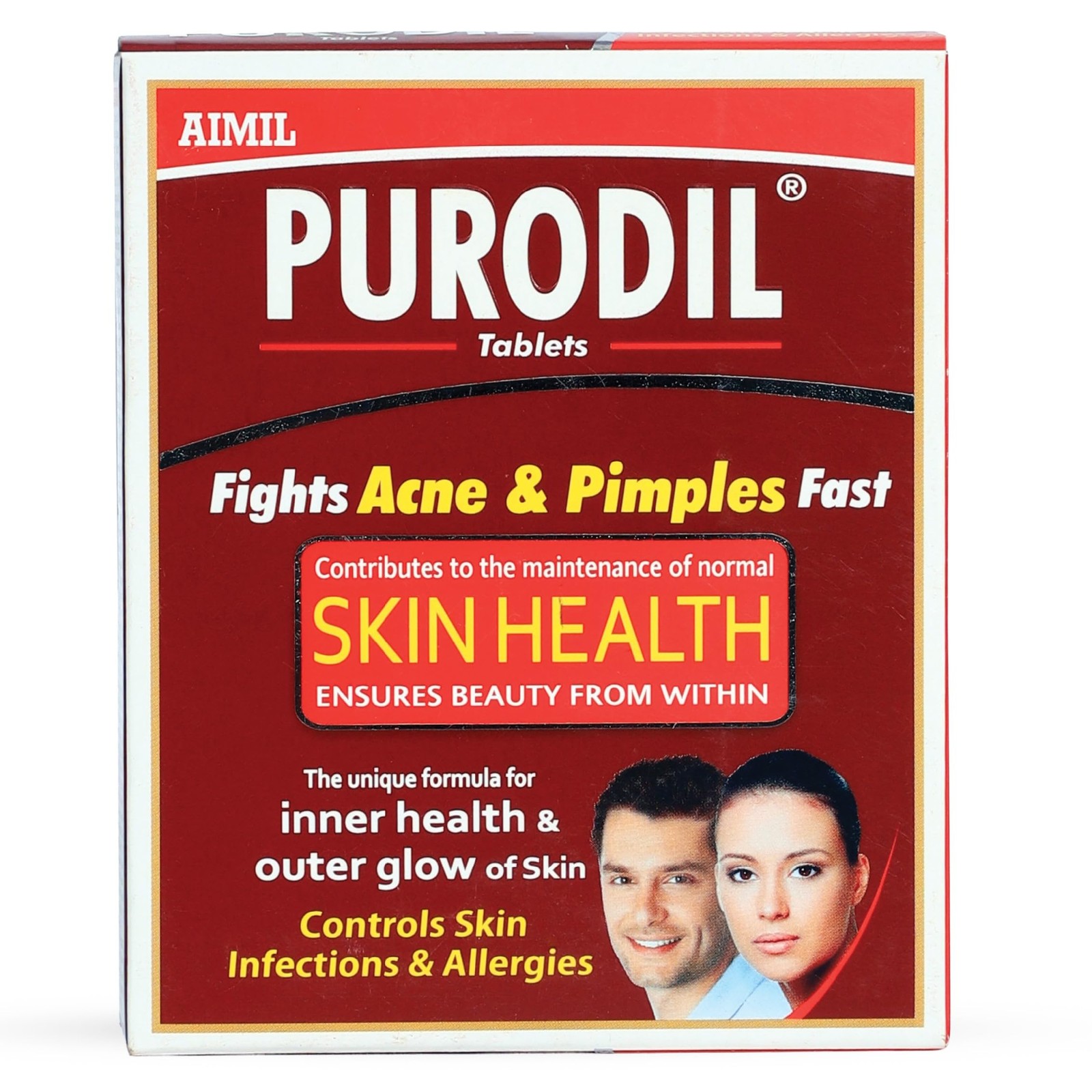 Aimil Purodil Ayurvedic Blood Purifier Skin Care Tablets 30 Tabs