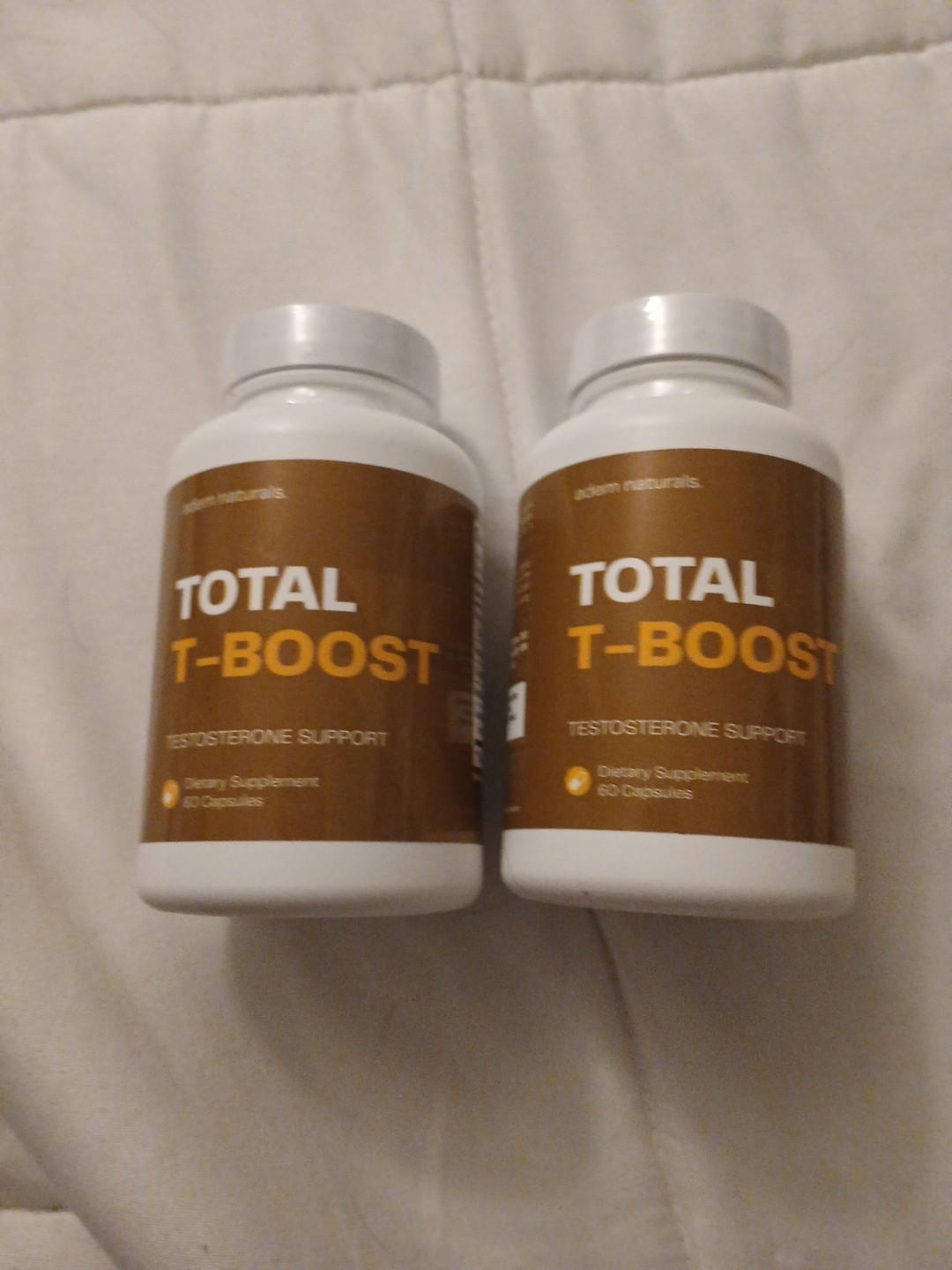 Total T-Boost (2 Bottles) By ADEM NATURALS 60 CAPSULES EACH EXP 3/27