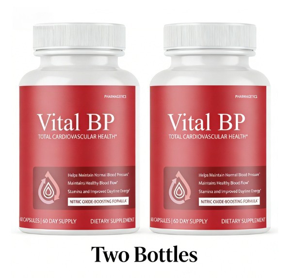 2 Bottles Vital BP Blood Support Supplement VitalBP for Blood Flow