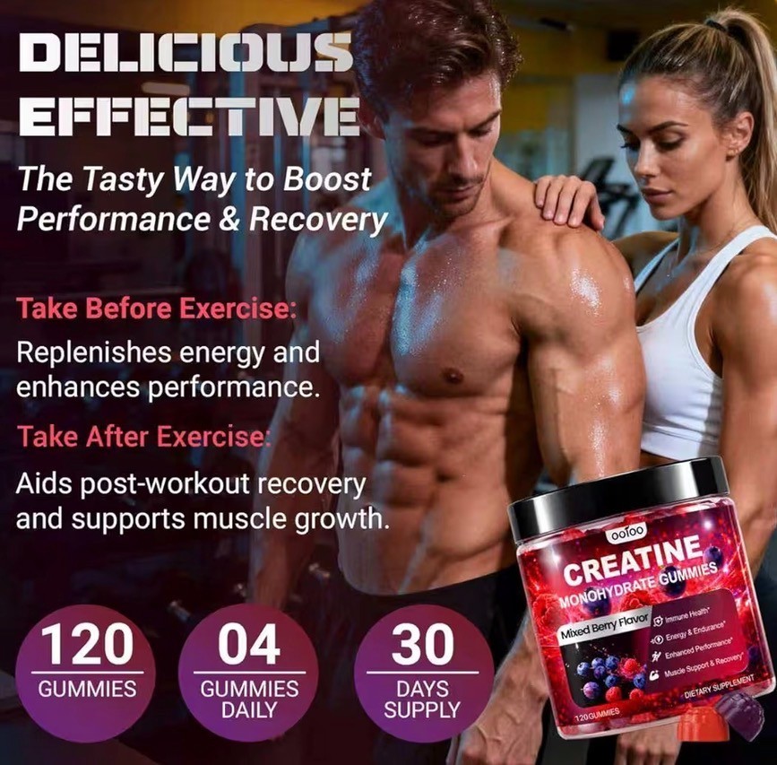 create creatine monohydrate gummies for men women