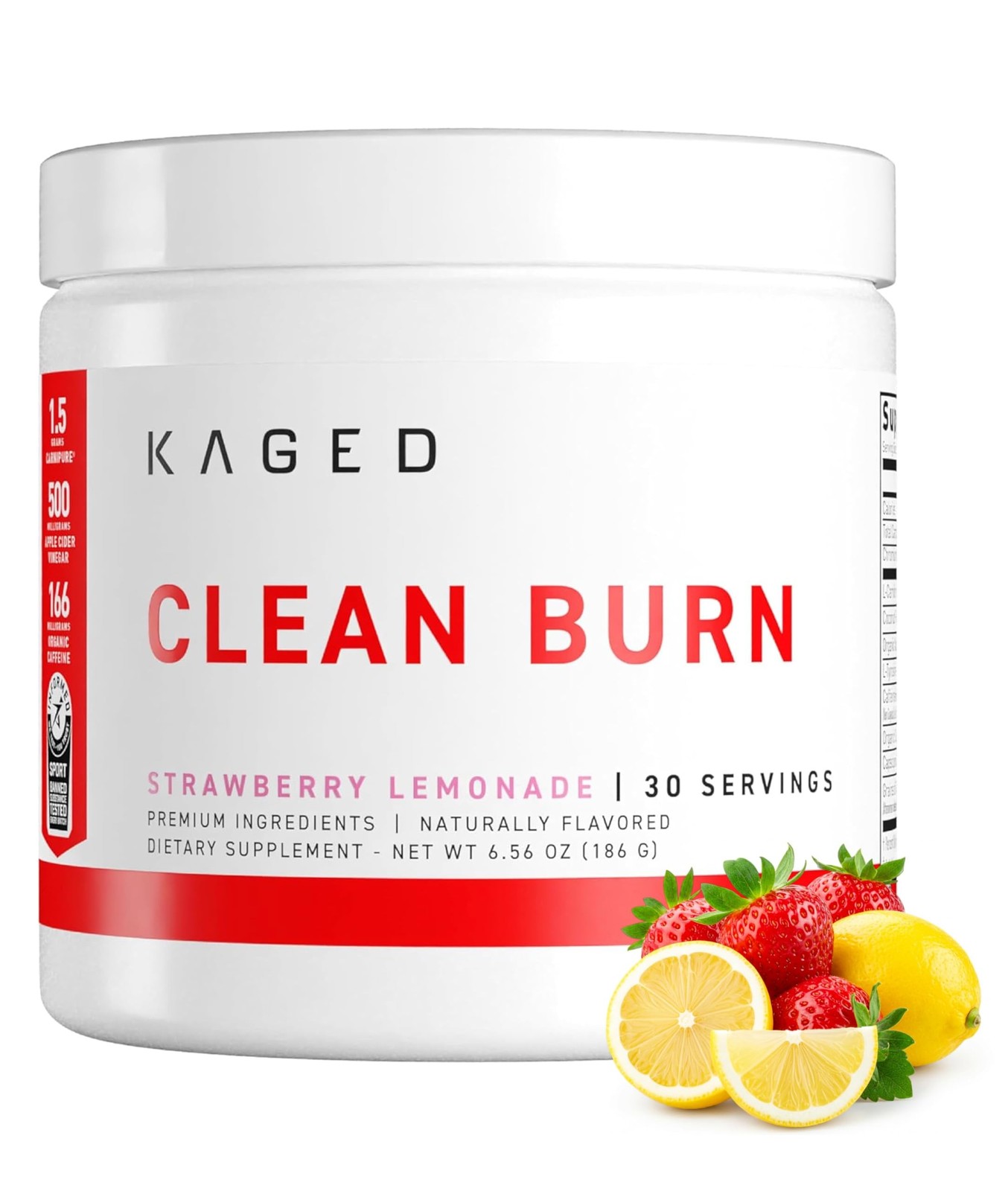 Kaged Clean Burn | Weight Loss Powder | CaloriBurn GP, L Carnitine, Coconut W…