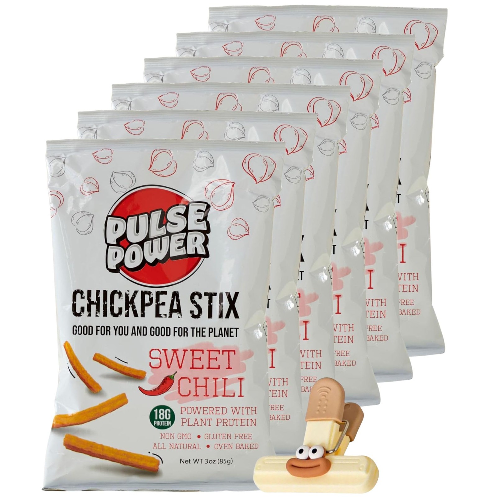 Grove Pulse Power Chickpea Sweet Of 6 3 Oz Snacks And Protein From Pulses And A