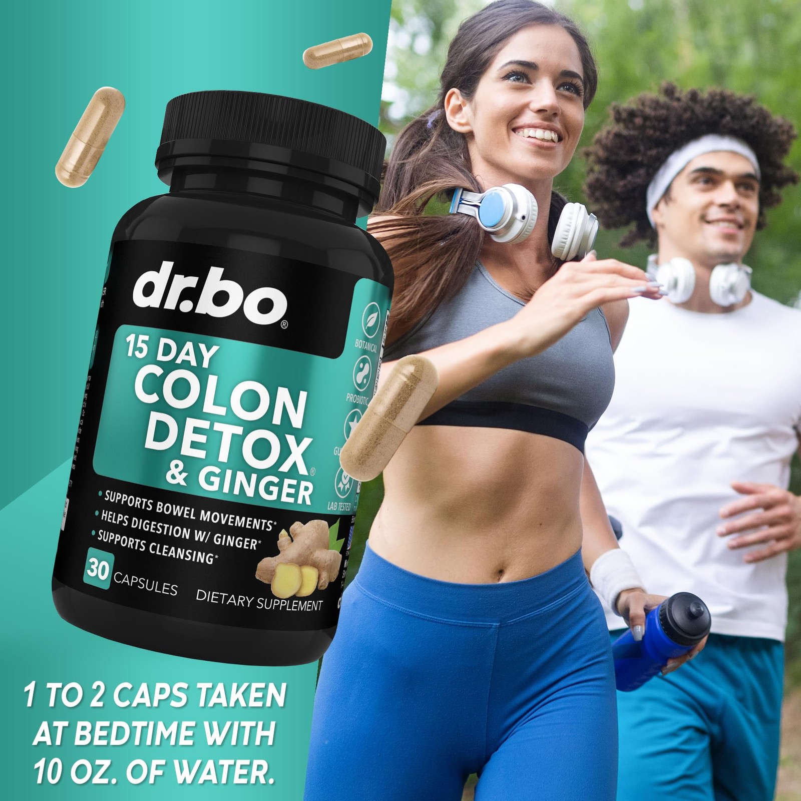 Colon Cleanser Detox for Weight Flush – 15 Day 30 Count (Pack of 1)