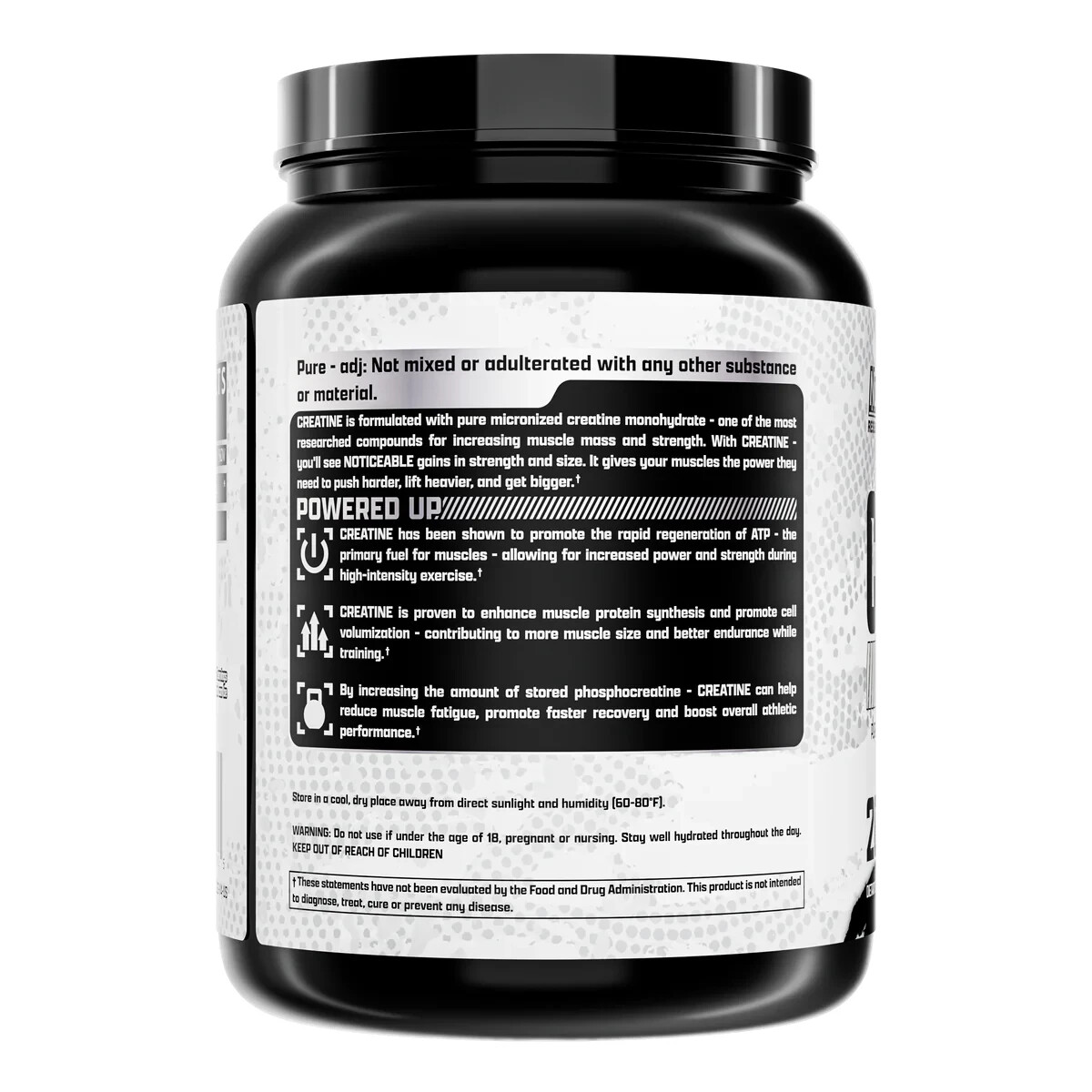 Nutrex CREATINE Monohydrate Powder Micronized Unflavored 200 Servings 1000 Grams