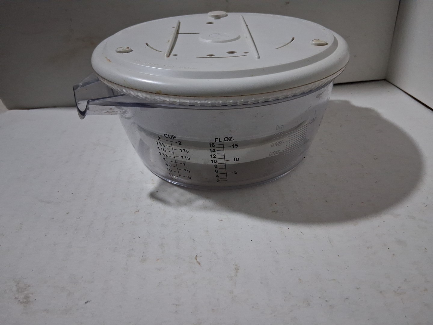 1990 Vintage Weight Watchers Round Food Scale Switzerland Works Great