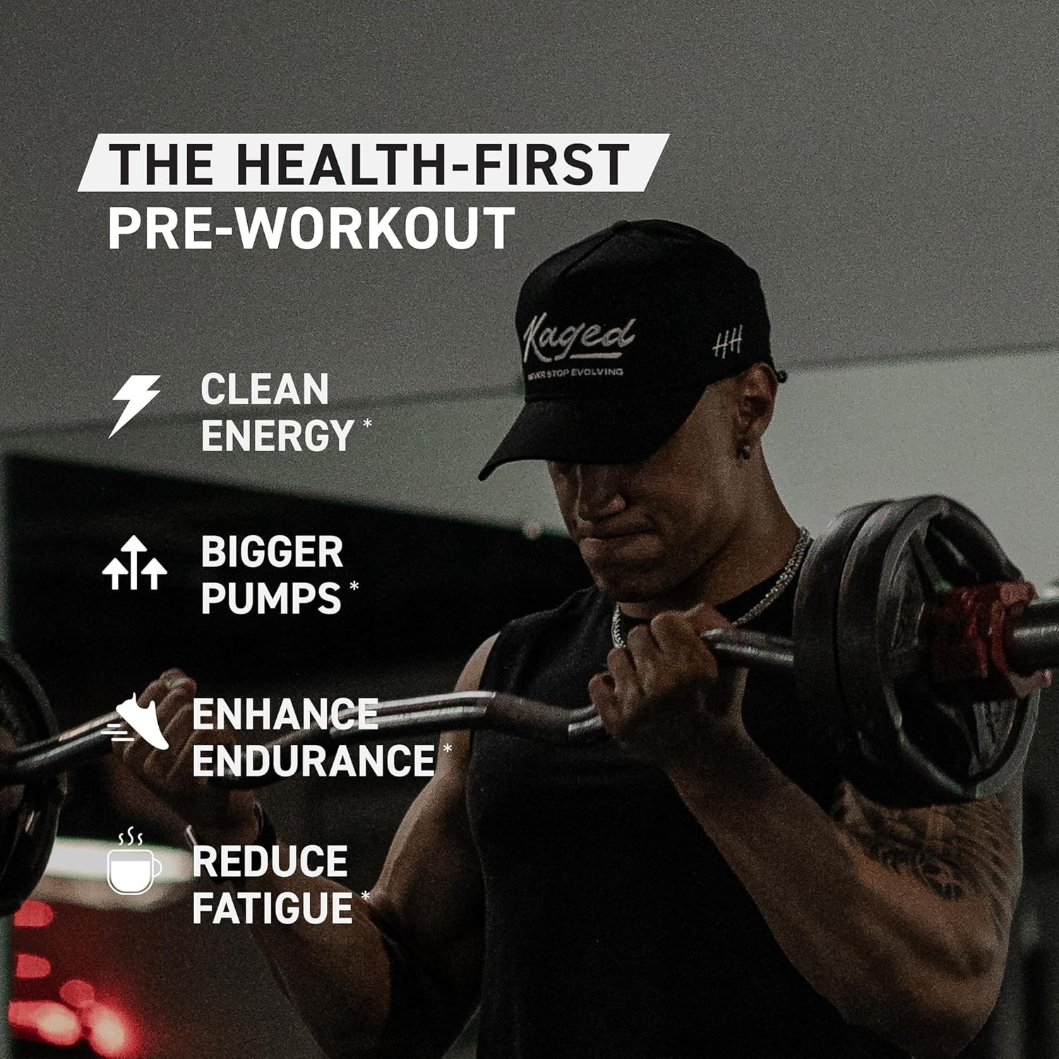 Powerful Pre Workout Formula with Creatine & Organic Caffeine – 20 Servings