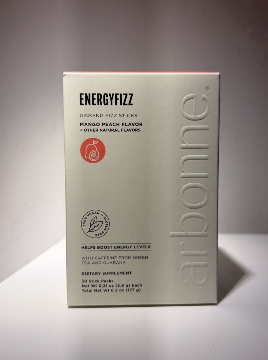 Arbonne EnergyFizz Ginseng Fizz Sticks – Mango Peach Flavor