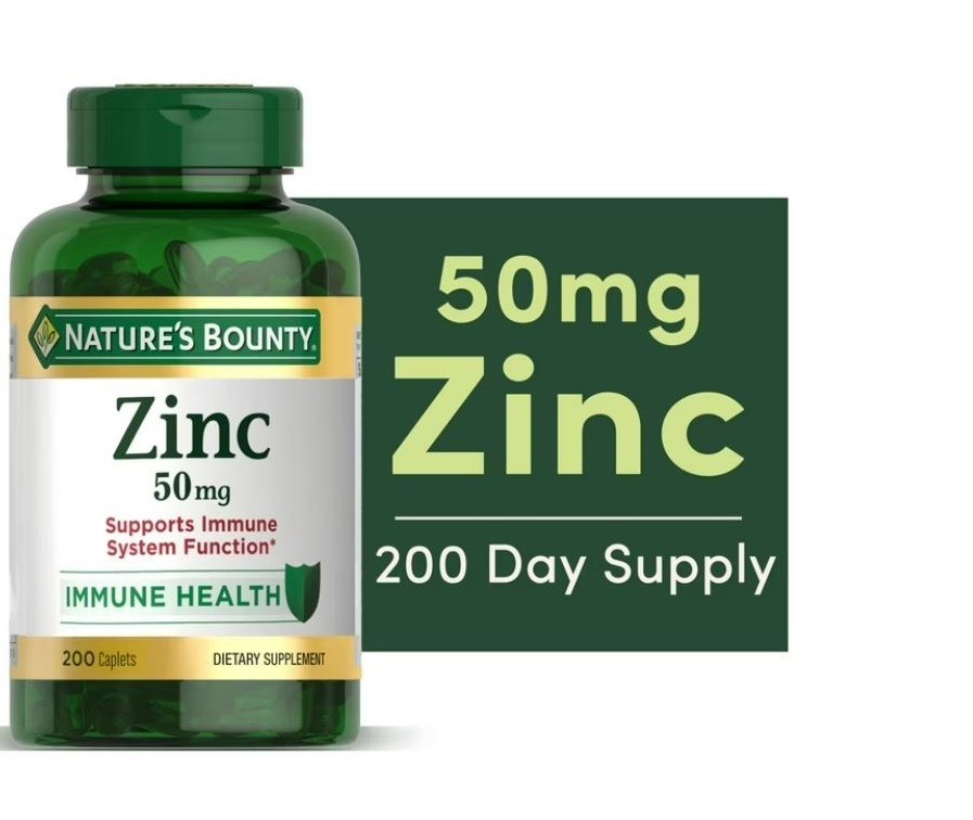 Nature’s Bounty Zinc 50 mg 400 Tablet Support Immume System