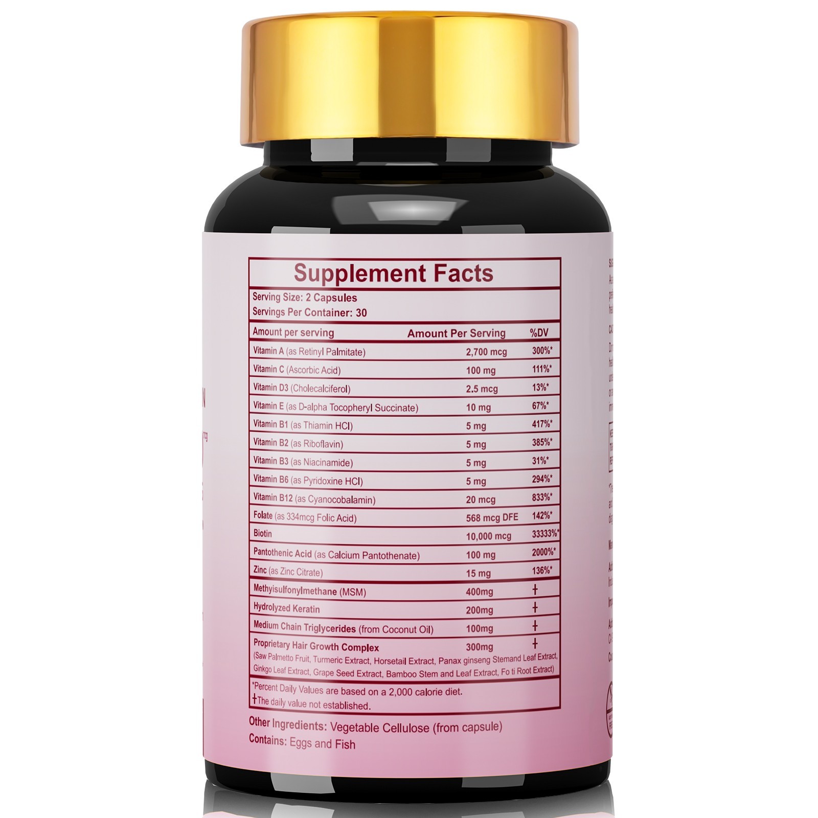 2x Biotin 30,020mcg High Potency 120 Tablets Hair Skin & Nails Vitamin B Complex