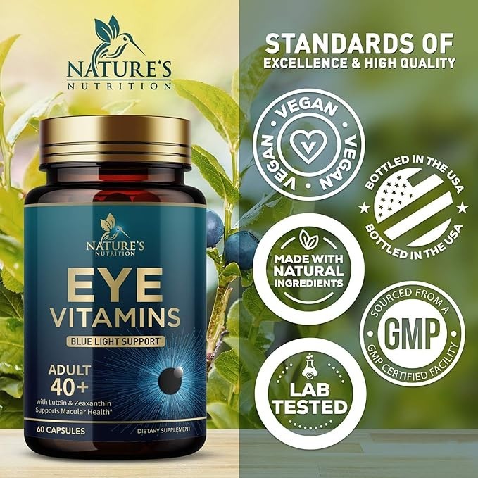 Eye Vitamins & Mineral Supplement-(60 Capsules)