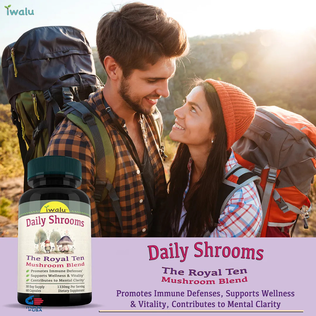 Mushroom Blend Supplements | Best Supplement Capsule Pill Men Women FREE SHIP