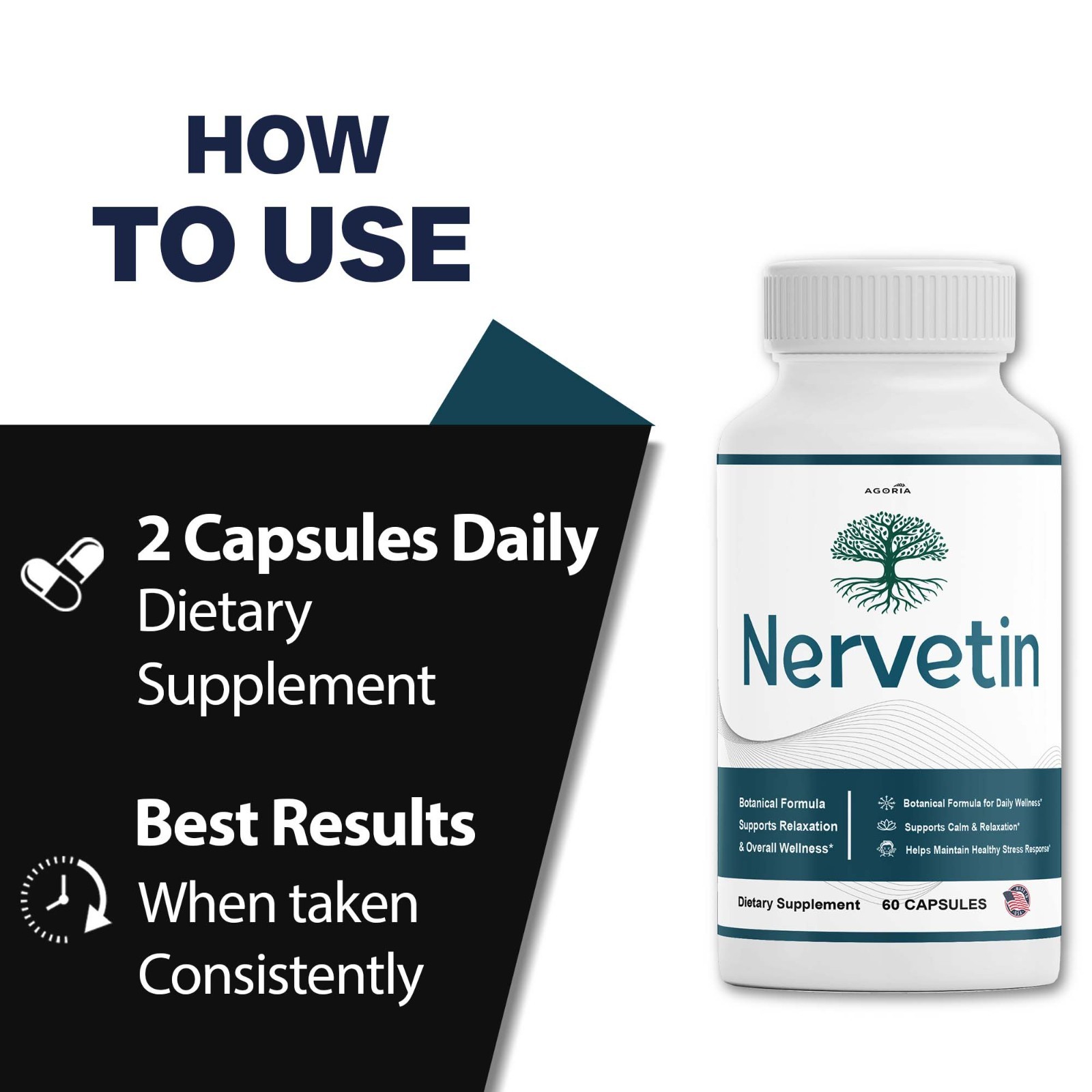 Nervetin Neuropathy Supplements, Official Nerve tin Advanced Nerve (1 Pack)