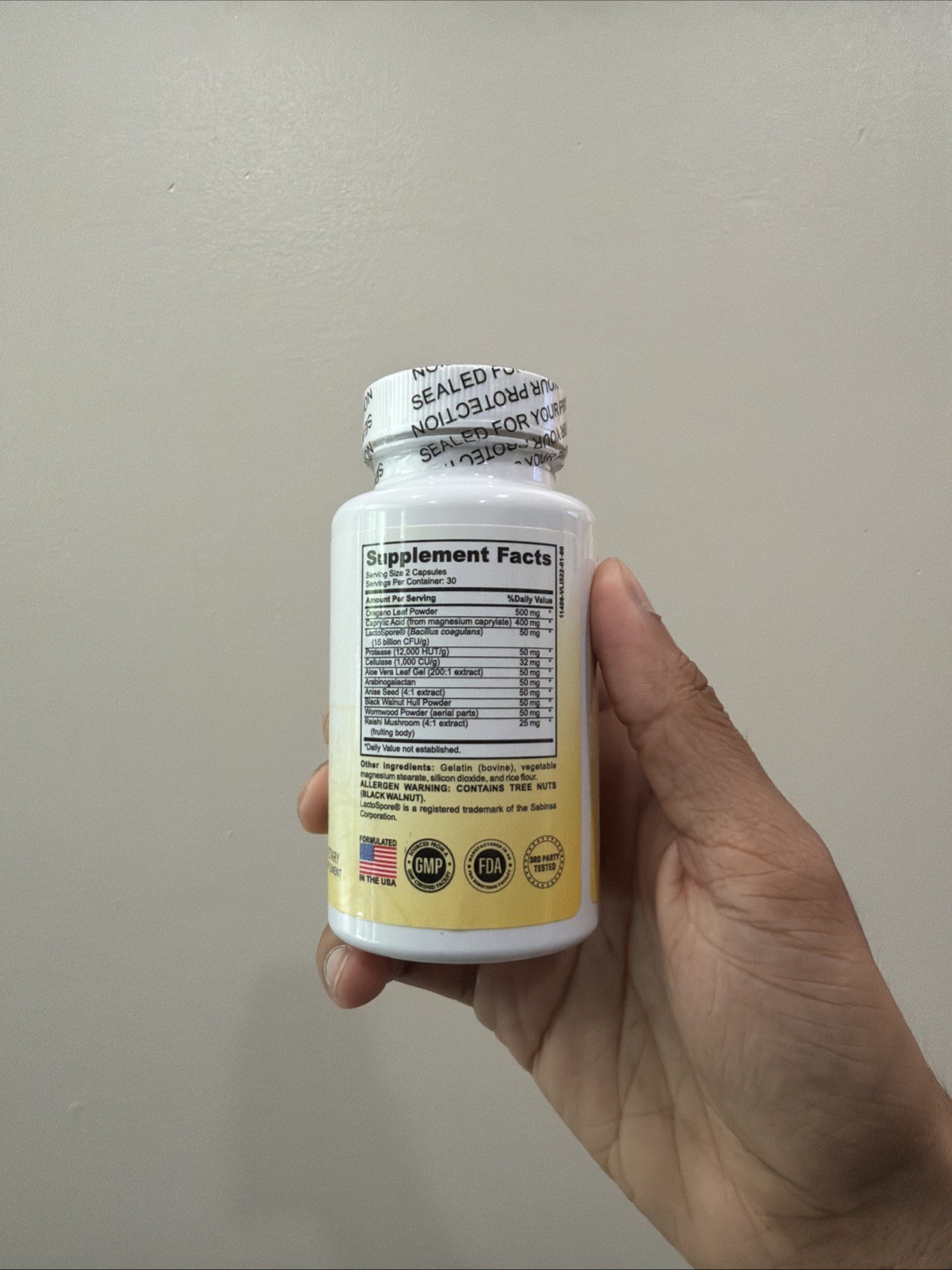 Pure Peak Candida Cleanse – Gut & Colon Support 60 Capsules – for Men & Women