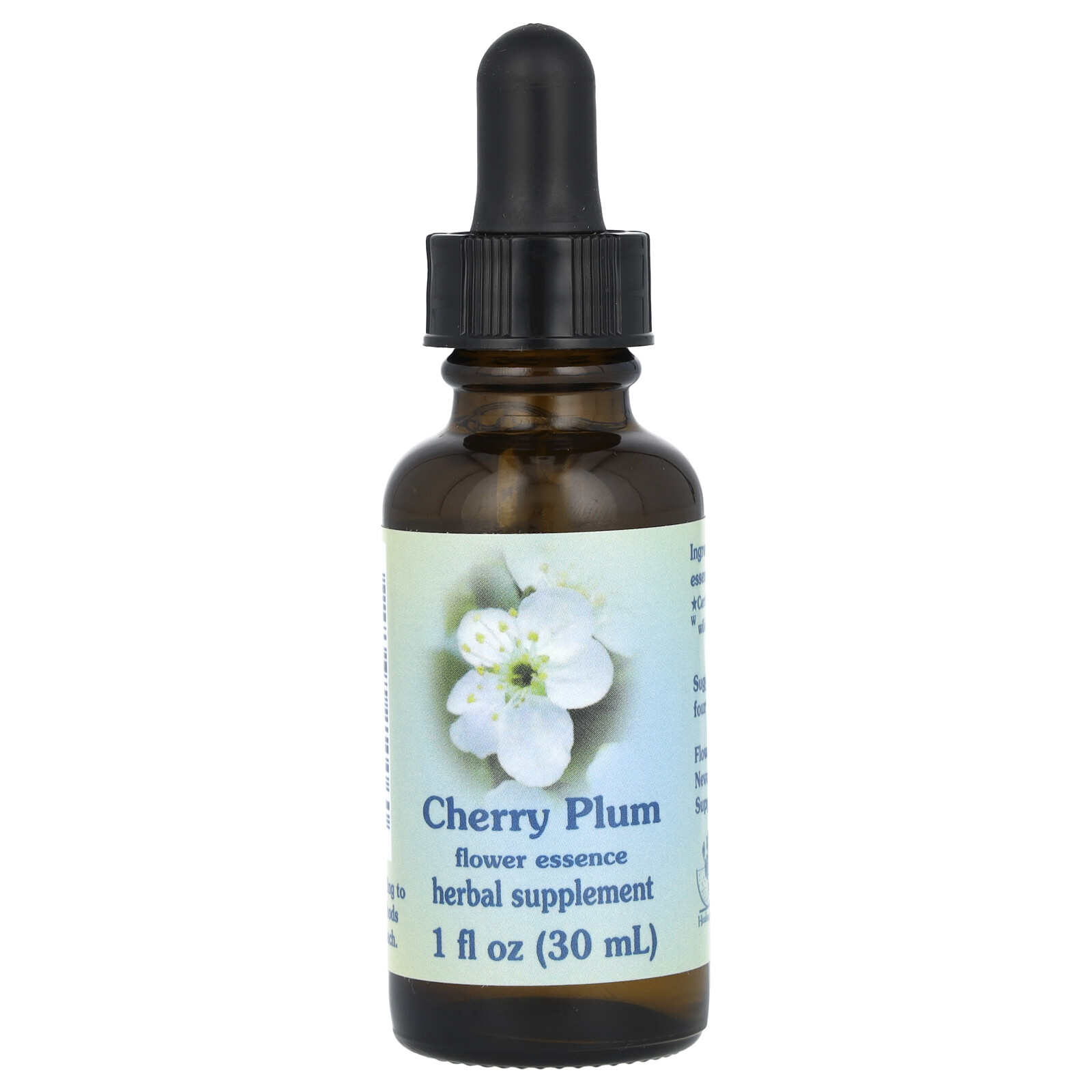 Flower Essence Services Cherry Plum Flower Essence 1 fl oz 30 ml Organic