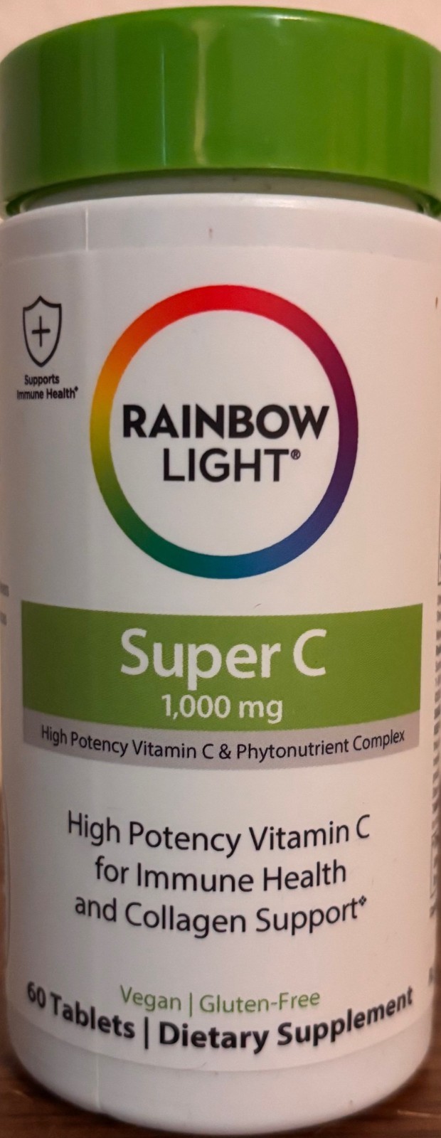 Rainbow Light Super C 1000mg + Phytonutrient Complex 60 Tablets 11/2027