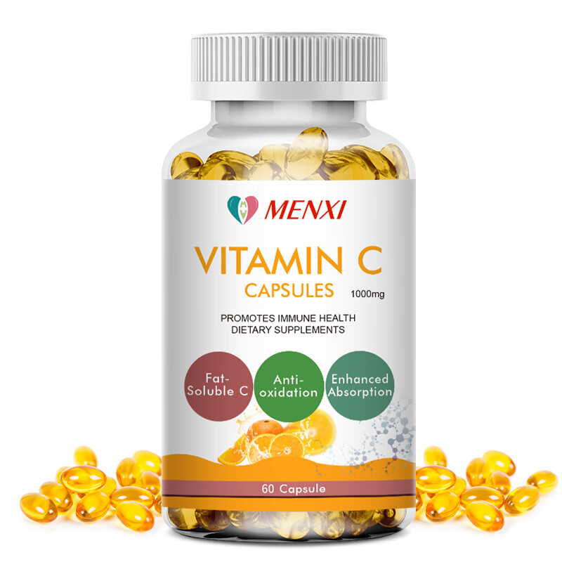 Vitamin C Capsules 1000mg For Immune System Support for Men and Women 60/120Caps