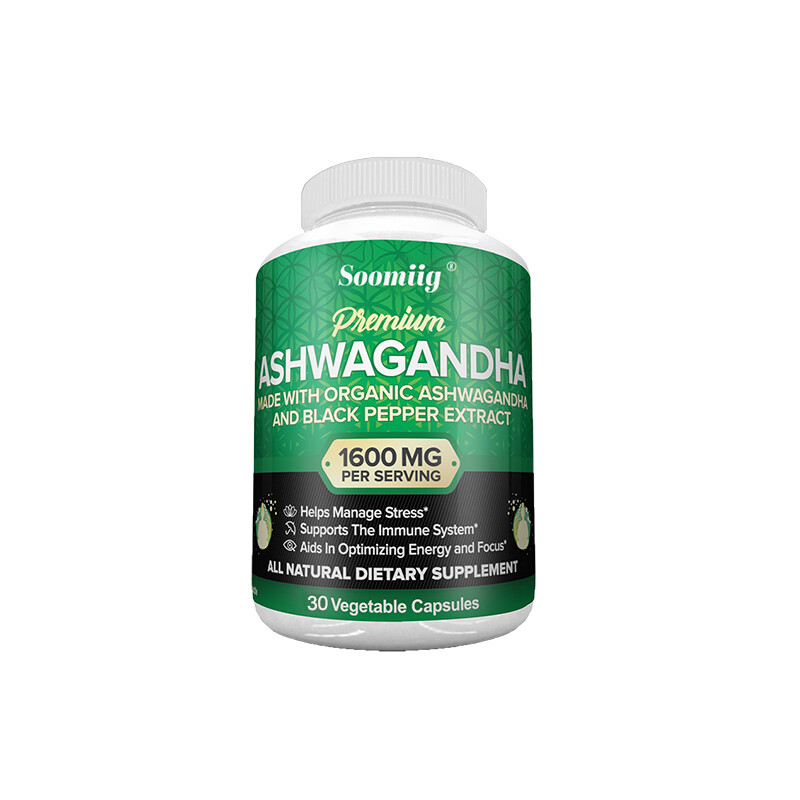 Ashwagandha capsules 1600mg – helps boost the immune system and relieve stress