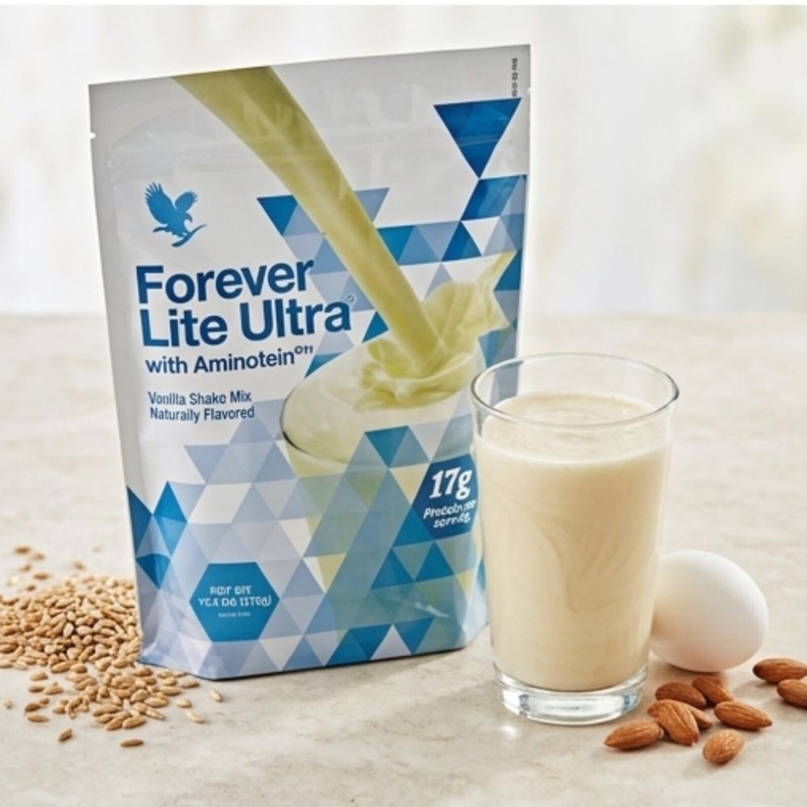 Forever Lite Ultra Vanilla Protein Powder 15 Servings Amino Acids 13.2 oz