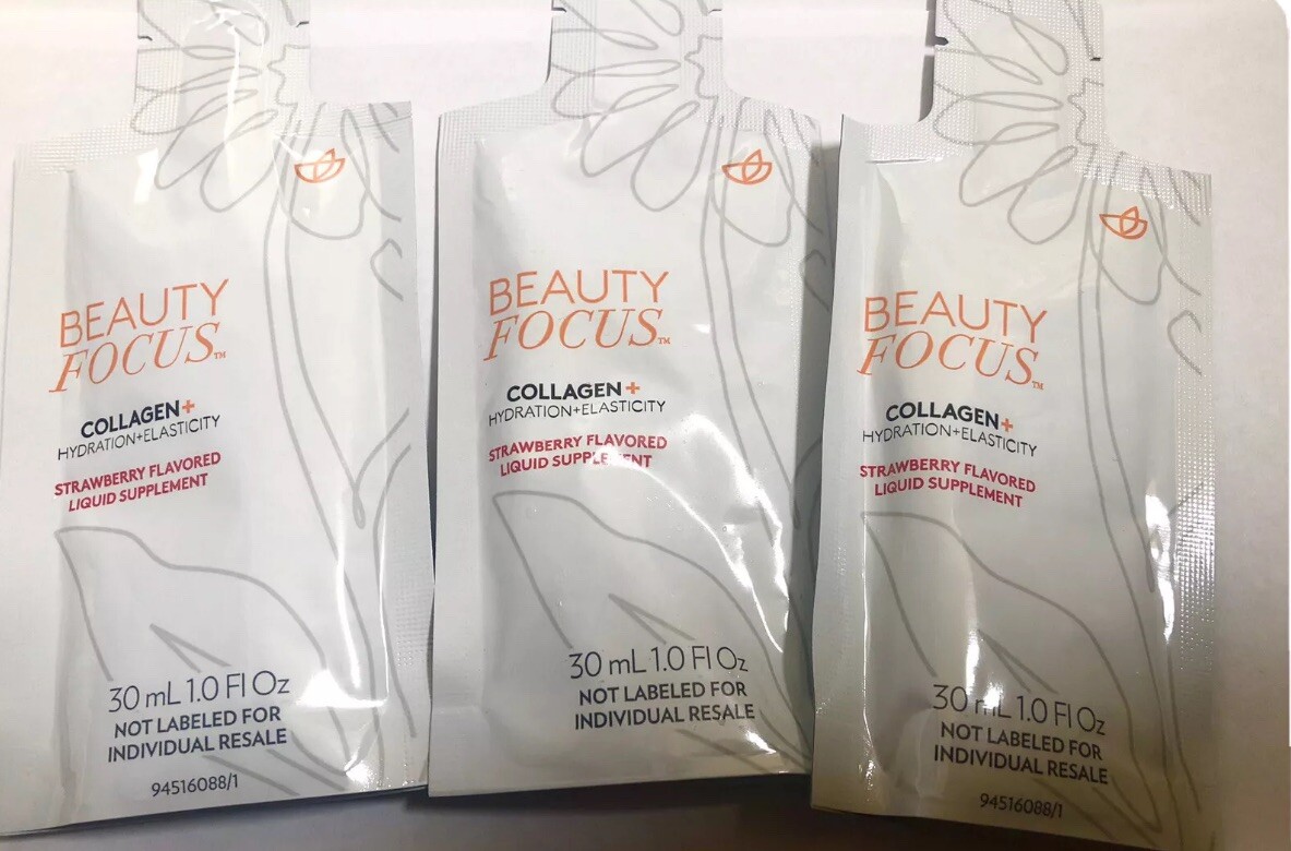 NUSKIN Nu Skin BEAUTY FOCUS 30 Day Liquid collagen + STRAWBERRY Flavor