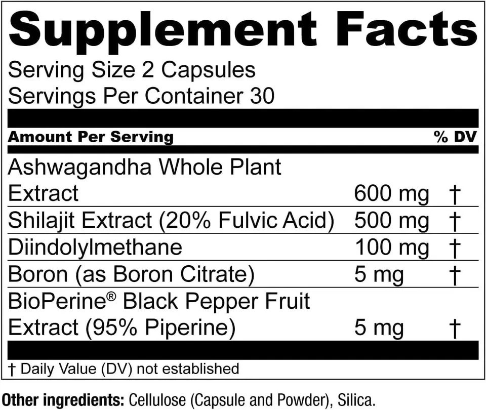 Authentic Essential Elements T-Hero Male Health Supplement Brand, FS | Pack of 2