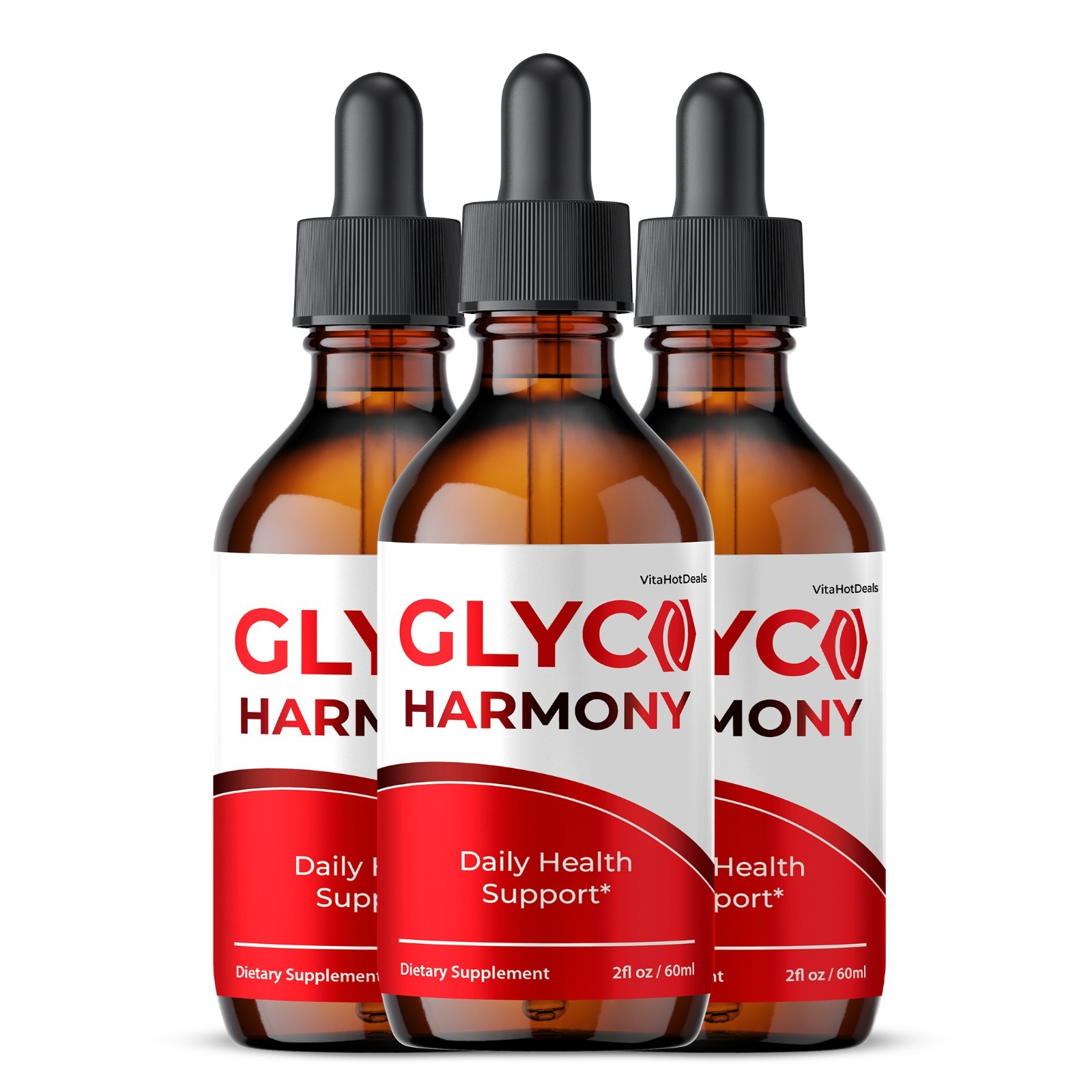 Glyco Harmony Drops, Max Strength, GlycoHarmony Liquid Supplement (3 pack)