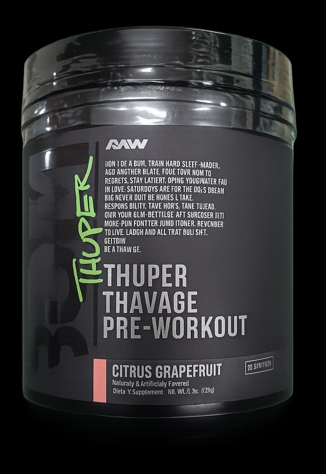 Thuper Thavage Pre-Workout Powder – White Cherry