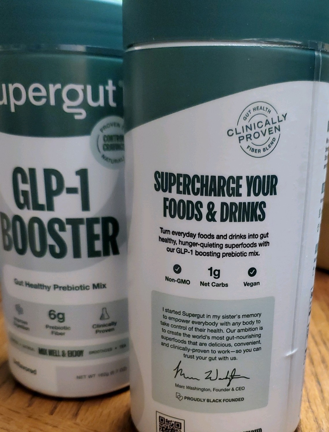 2x Supergut Daily Support – High Fiber Supplement Powder for Women & Men 8/26