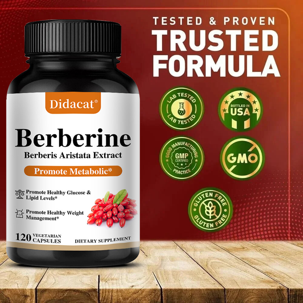 Berberine Hcl – Heart Health And Blood Sugar Balance – Plant-Based Antioxidant