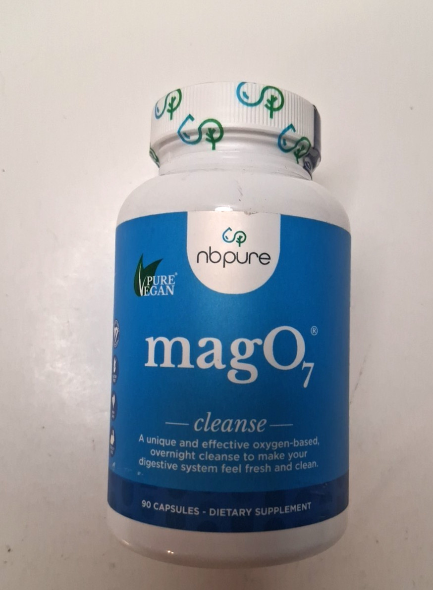 nbpure Vegan magO7 cleanse 90 capsules exp. 4/2027