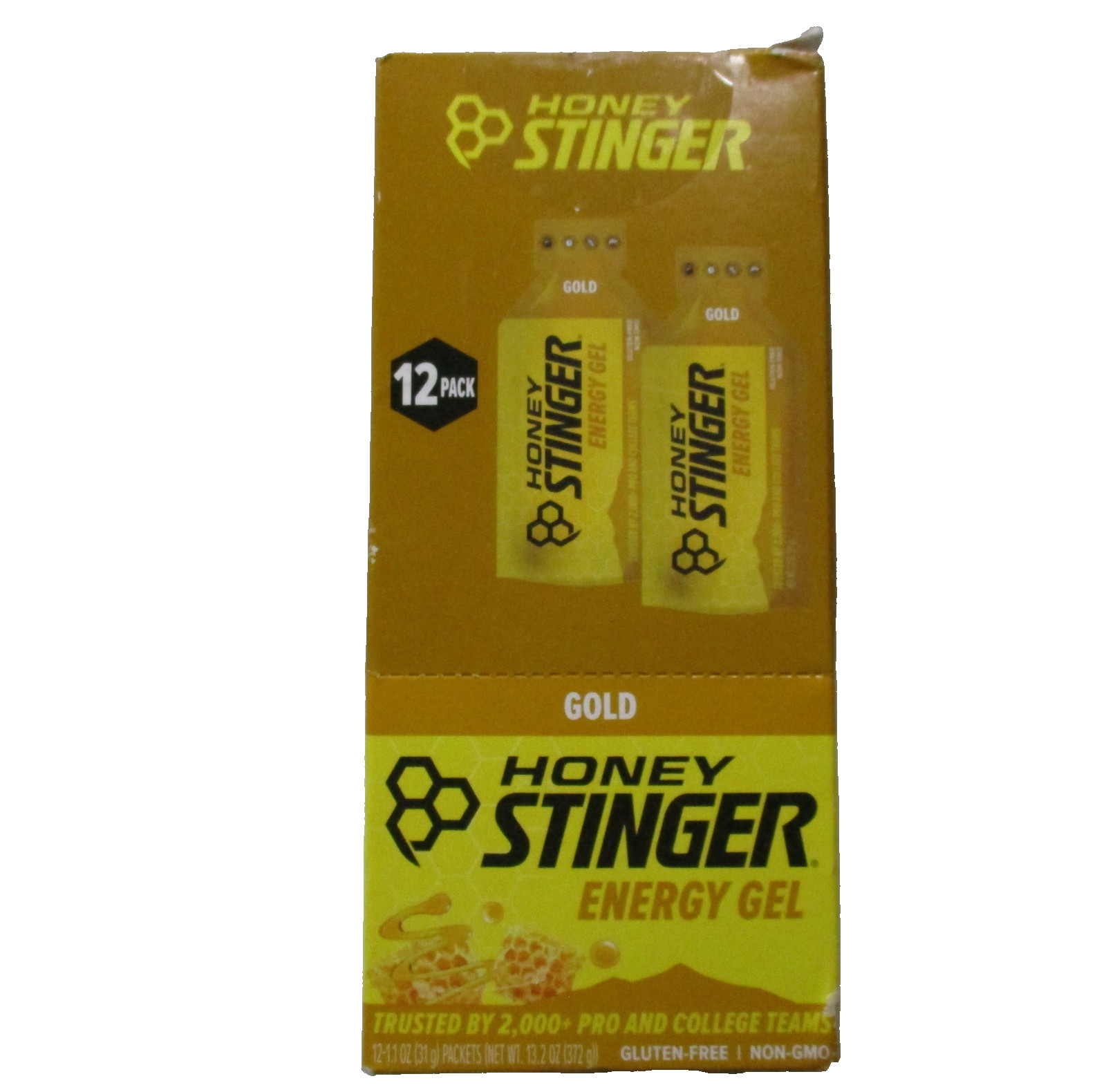 Honey Stinger Gold Gel 1.1 oz 12 Count Best By 04/08/2027