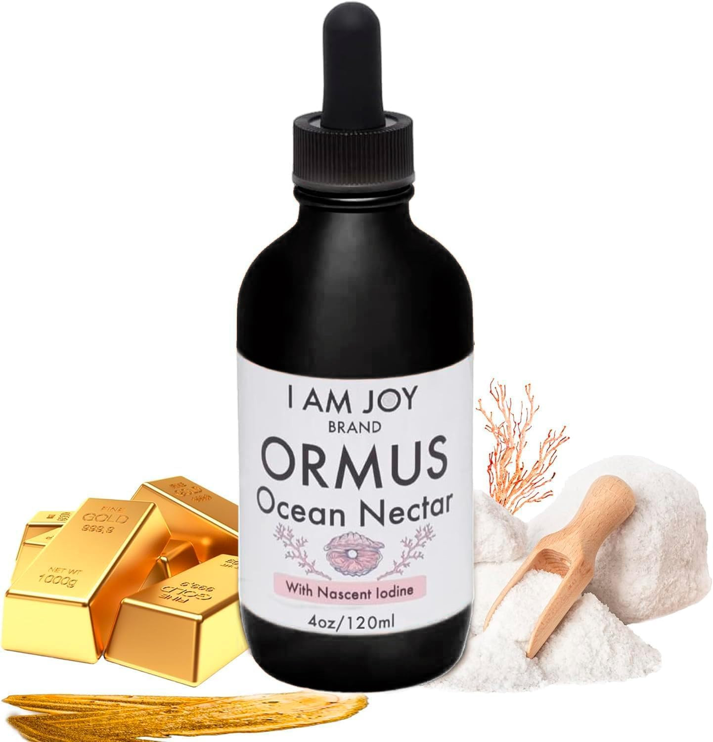 Ormus Ocean Nectar Monoatomic Gold with Iodine Designed to Decalcify the Pine…