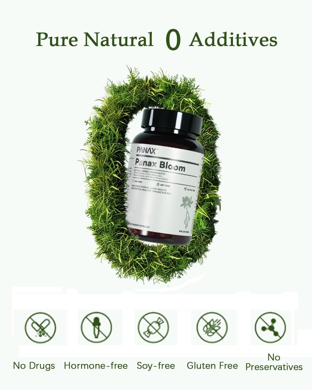 Lung Cleanse Respiratory Support Supplement Citrus Reticulata Ginseng Liquorice