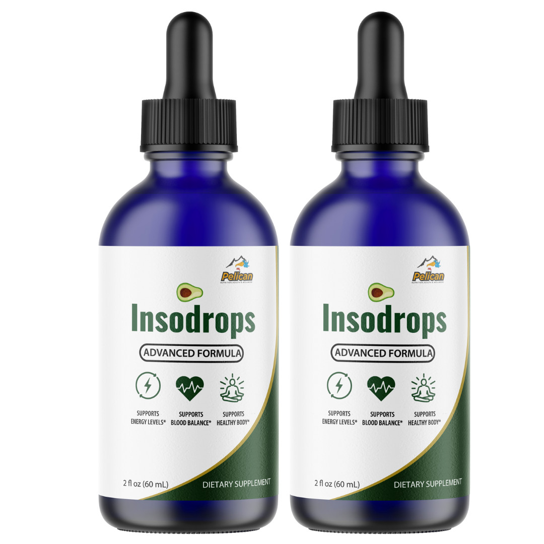 Insodrops- Amino Diet Drops- Blood Support- 2 Bottles- 120ml (2fl oz)
