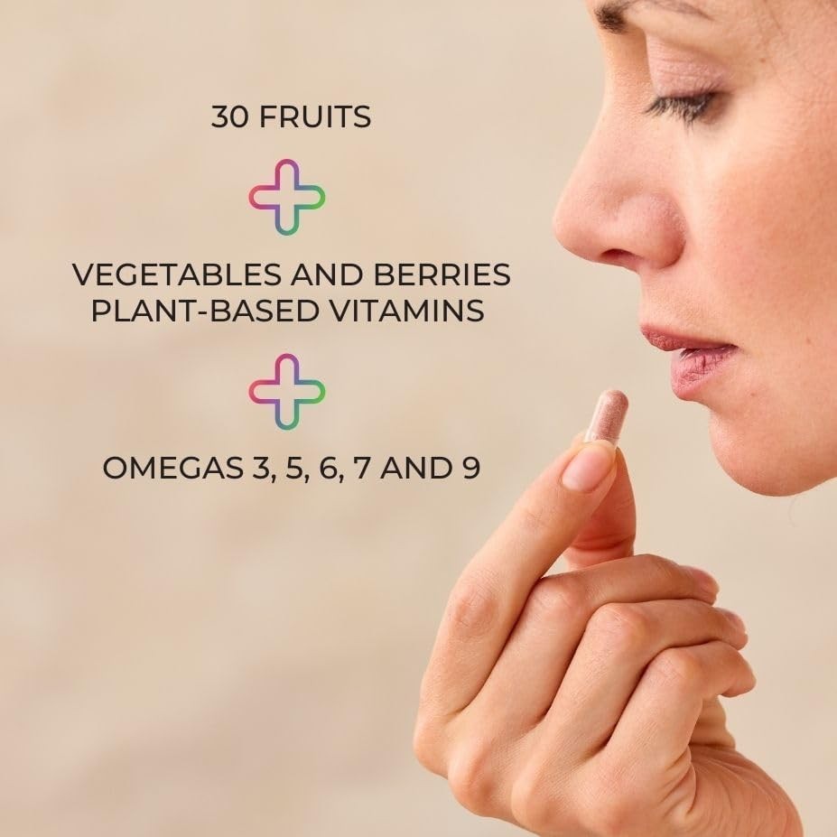 Juice Plus+ Fruit, Vegetable, Berry & Omega Blend Capsules – Nutrition from 30 F