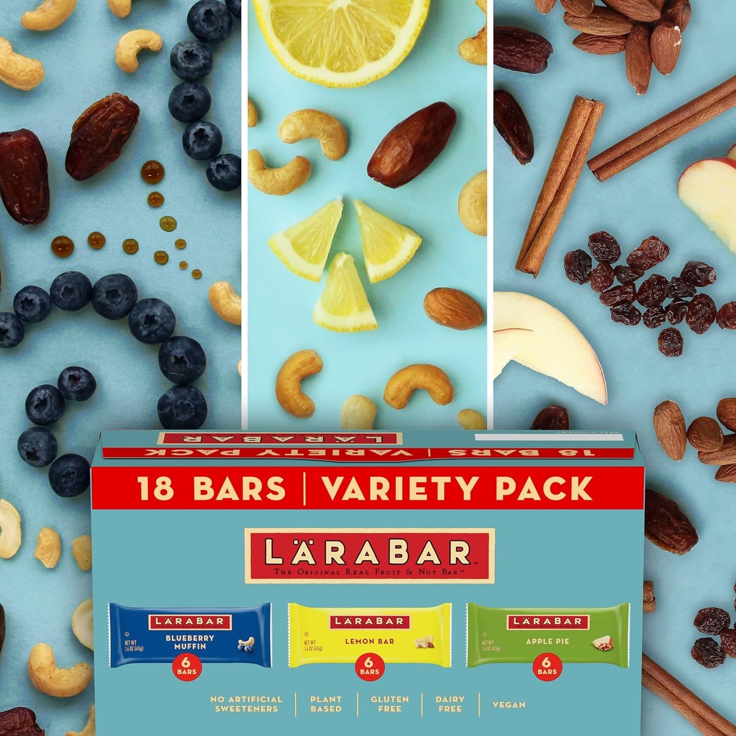 Nutritious 28.8 oz Larabar Fruit Lovers Pack – 18 Ct Energy Bars, Delight