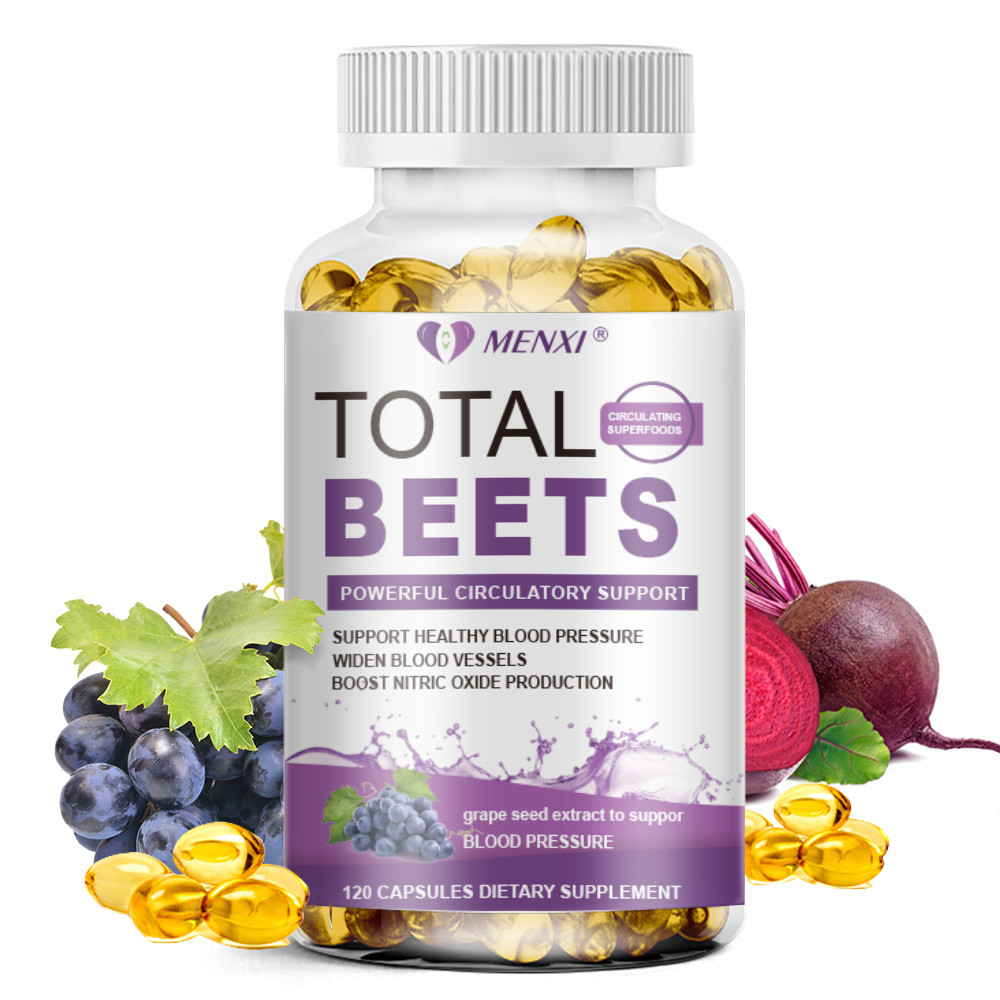 Beet Root Capsules – Blood Pressure Regulation, Blood Circulation, Heart Health