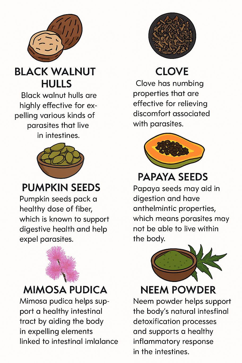 PARASITE & CANDIDA – DETOX CLEANSE + BLACK SEED & MORINGA – 75 CT