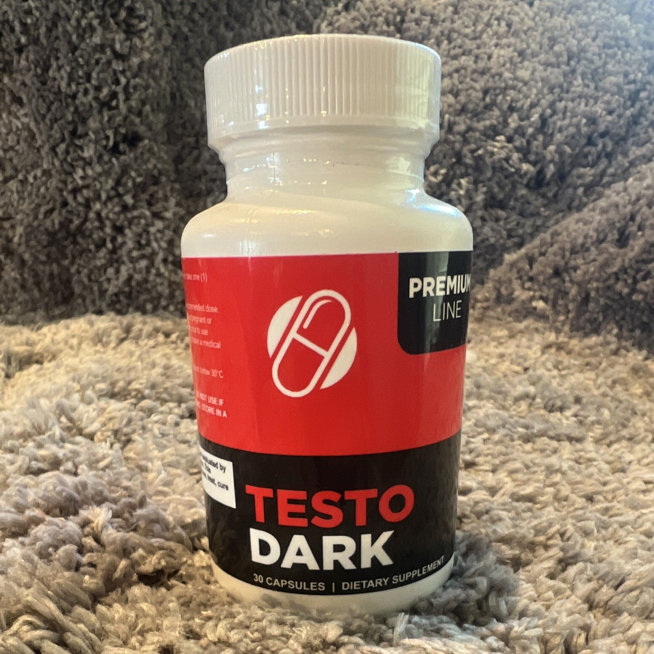 BR Growth Testo Dark Premium Line Men’s Health Supplement 30 Veg Caps Exp 8/2028