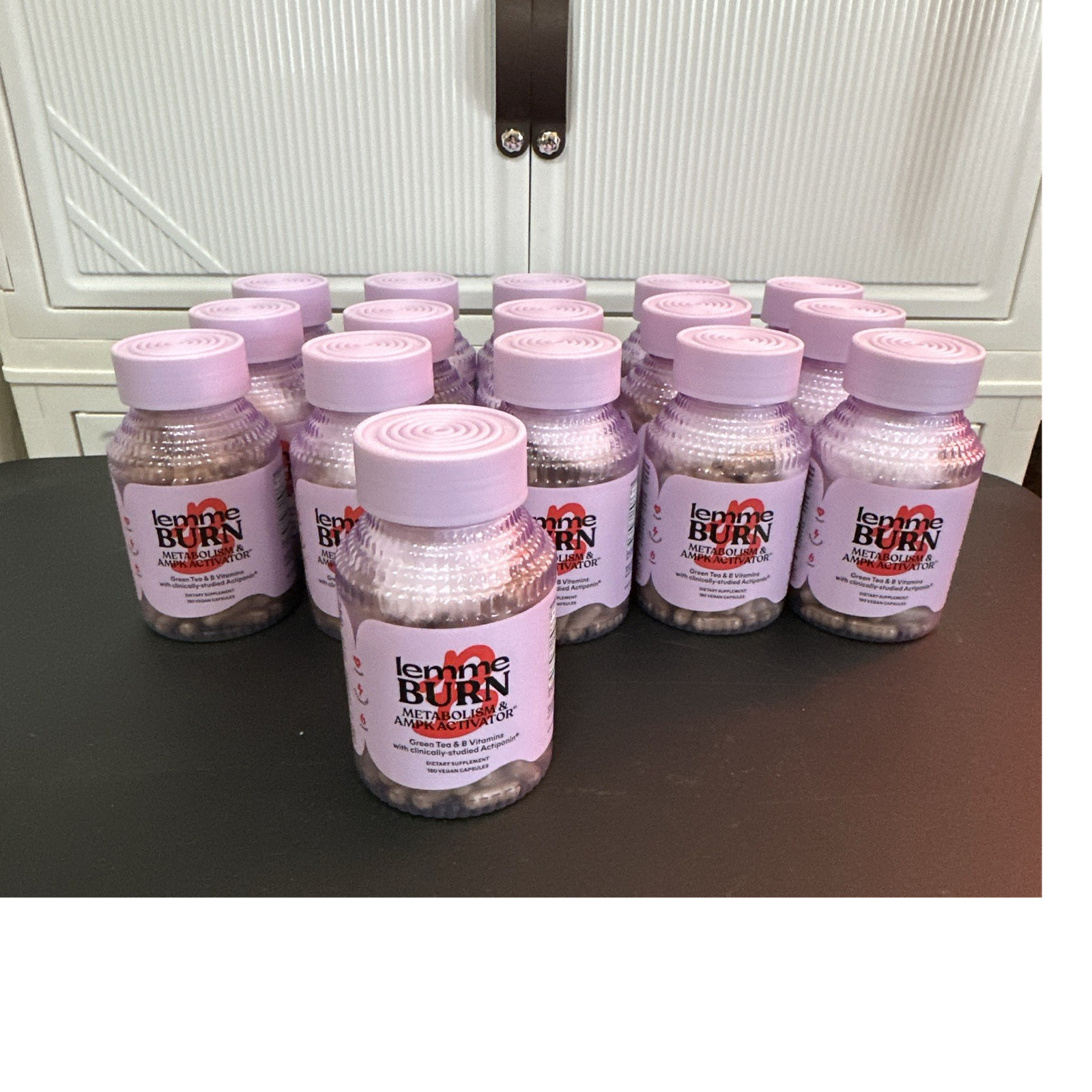 Lemme Burn Metabolism Activator Weight Management Vegan Capsules, Green Tea