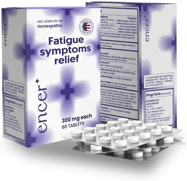 encer Homeopathic Medicine for Oncology Treatments-Natural Energy Boosters 120!