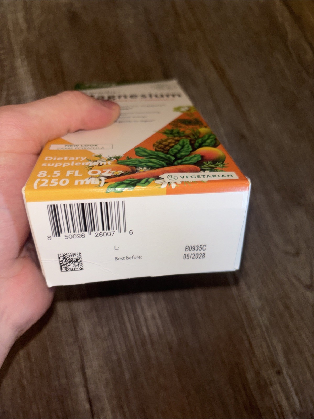 Floradix Magnesium Liquid Herbal and Mineral Supplement Gluten Free 8.5 Fl Oz