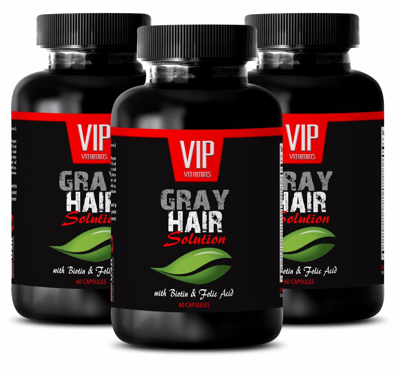 Anti gray – GRAY HAIR SOLUTION. DIETARY SUPPLEMENT – Hair growth care – 1B