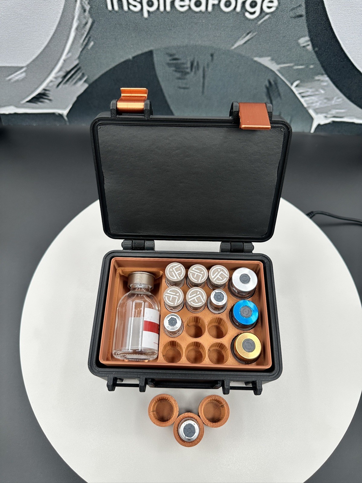 Peptide Storage Case, 3ml, 10ml and 30ml, Peptide organizer