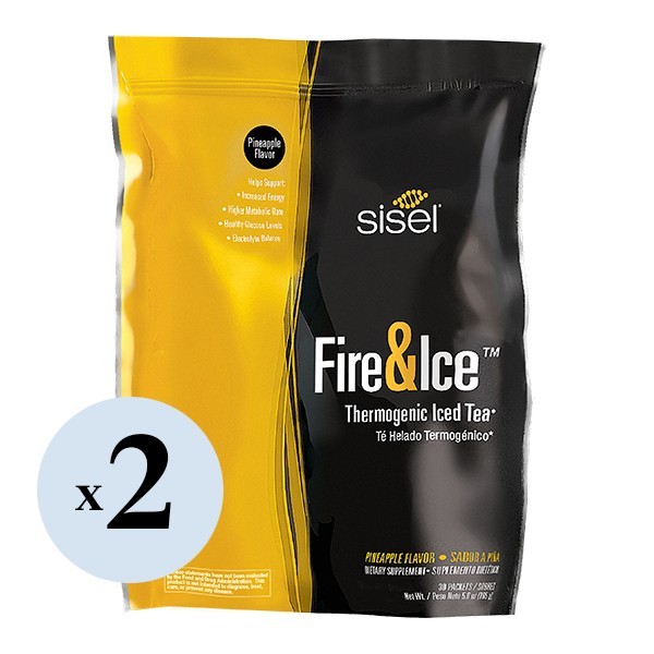 Fire & Ice Pineapple Thermogenic Tea 2 Pack